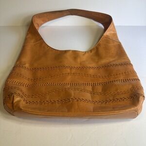 Vintage Sigred Olsen Hobo Purse Orange 11 x15 x 3
